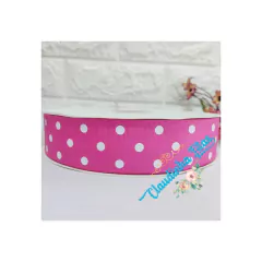 Fita Yama gorgurão de poá 38mm - 5 metros - Claudinha Fitas