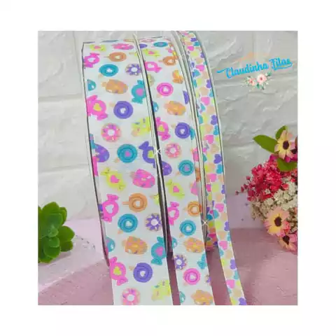 fita Yama estampada gorgurao Docinhos c/2metros