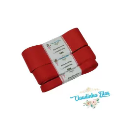 Fita Gorgurão YAMA - red ( vermelho)- cor 250 - 5 metros