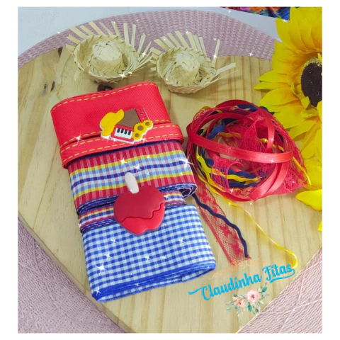 kit xadrez vermelho e azul