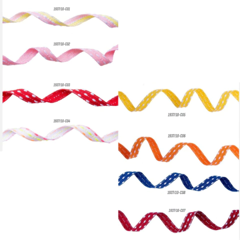 Fita Sinimbu 1937 Pompom 10mm - rolo com 10 metros