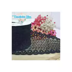 Fita de renda Princess ( Luxinhos D.Valentinha) 6,5cm - metro - loja online