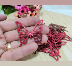 Aplique Borboleta de lonita 4,5cm - c/5unids na internet