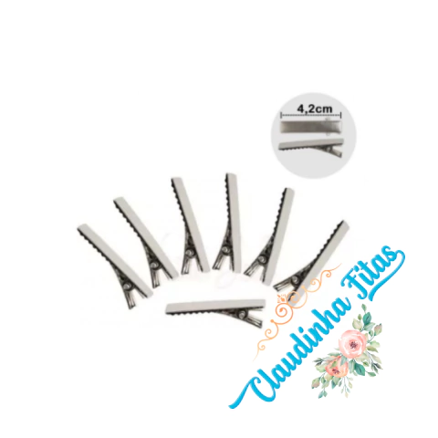 Bico de pato 1 garra 4cm c/25unids