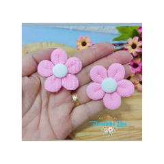 Imagem do Aplique flor de tecido - 5 cm ( 2 unid.)