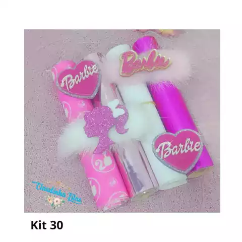 Kit 30 - coleção Barbie com lonita 12x25