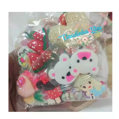 kit de aplique diversos com 50 unidades sortidos