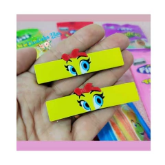 Plaquinha para hair clips de acrilico Fini - 5 cm - plaquinha para hair clips ( o par) na internet