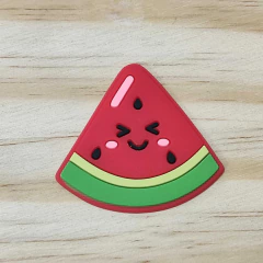 Aplique emborrachado frutinhas ( morango, cereja, uva, abacaxi, melancia e maça) - 2 unidades