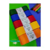 Kit de fita gorgurao Yama cores escolar 38/22/10mm - 75 metros de fita 5m de cada cor e tamanho