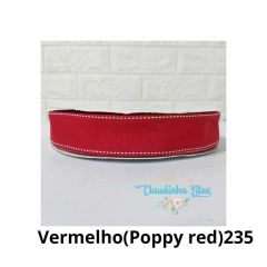 Fita Pespontada Yama 38mm - ( 1 metro ) - Claudinha Fitas