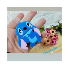 Imagem do Tiara de acrilico pronta com aplique de acrilico Stitch