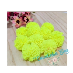Pompom de malha cores neon 25mm c/10unids - comprar online