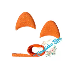 Aplique orelha de gato neon - kit com 2 orelhas neon e acabamento na internet