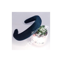 Tiara de camurça acolchoada 17x30mm - loja online