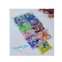 Mix de bolinha Divertida Mente - 20 grs - com 2 pingentes e duas papeletas