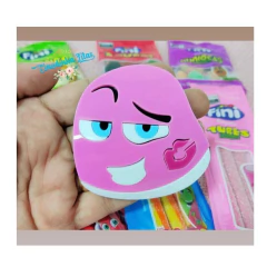 Aplique de acrilico Fini curvado para tiara - 7cm - 1 unidade - Claudinha Fitas