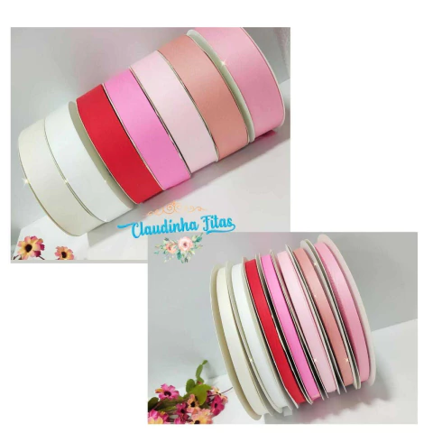 Fita Yama gorgurão Twill lisa 2m de 38mm - (2 metros)