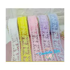 Fita de renda Princess ( Laços D.Babu) 3,8cm - metro