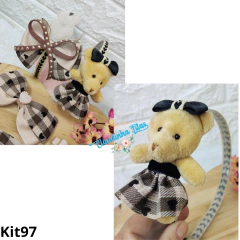 Box pegue e monte xadrez coração marrom - comprar online