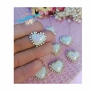 Aplique chaton coração de pérola furtacor com strass - 2,5 cm - ( 1 unidade)
