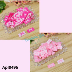 Etiqueta para laços - Pct com 50 unidades cor unica