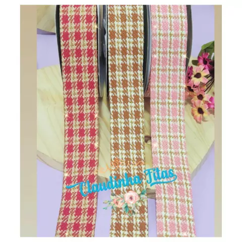 Fita importada burberry 40mm - metro