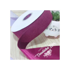 Imagem do Fita de veludo cotelê dupla face - metro