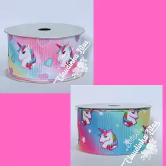 Fita importada gorgurão unicórnio 38mm - metro