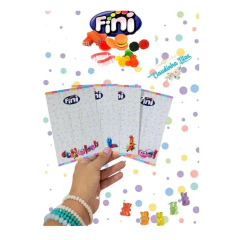 Cartela para laços fini 230grs - (9,5x14,5) 4 unidades + 4 tags de brinde