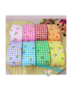 Fita Importada xadrez Cerejinha 38MM - (1 metro))