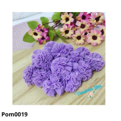 Pompom de malha 25mm c/10unids