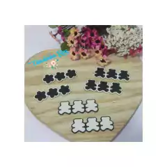 Chapinha para Hair Clips o pct - medida 6,5x2cm