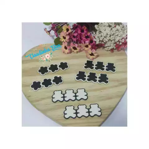 Chapinha para Hair Clips o pct - medida 6,5x2cm