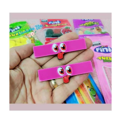 Plaquinha para hair clips de acrilico Fini - 5 cm - plaquinha para hair clips ( o par) - comprar online