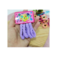 Xuxinha para cabelo trançada G 4,5 cm ( 4 unidades ) - loja online