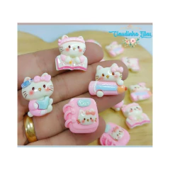 Aplique escolar Hello Kitty resina (4 unidades misto ) - comprar online
