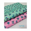 Lonita com gliter boreal - estampada Stiche e Angel (27x40) - 1 unidade