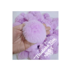 Pompom de pelúcia 7cm - par - comprar online