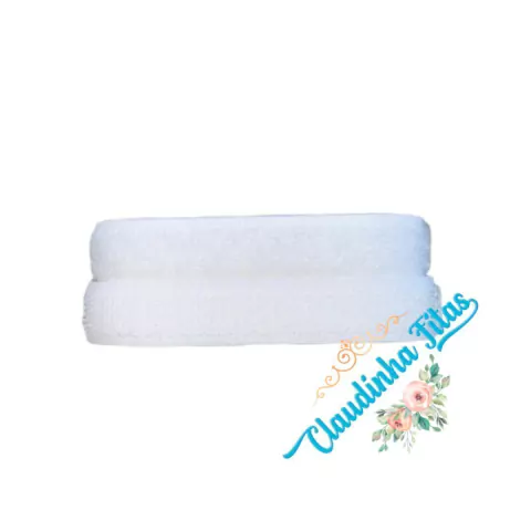 Velcro branco macho e fêmea (16MM) - 1 metro