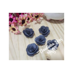 flor de tecido 2,5cm com 5 unidades na internet