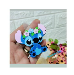 Tiara de acrilico pronta com aplique de acrilico Stitch - comprar online