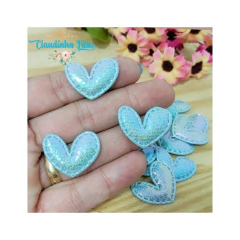 Aplique coração de tecido furtacor 2,5cm (10 unidades) na internet