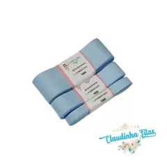 Fita Gorgurão YAMA - Poppy RedBlue Topaz ( azul)- cor 308 - 5 metros na internet