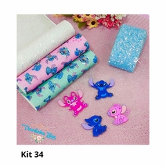 Kit 34 - Coleção Stitch e Angel com lonita