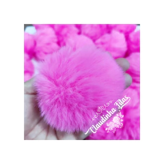 Pompom de pelúcia 7cm - par - comprar online