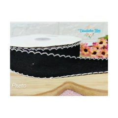 Imagem do Fita cotelê c/borda trabalhada 38mm - ( 1metro )