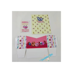Caixa envelope fini para montar - 1 unidade + 1 tags de brinde - comprar online