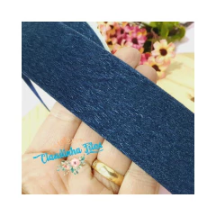 Fita de veludo com pelinho - 38mm - 1 metros - loja online