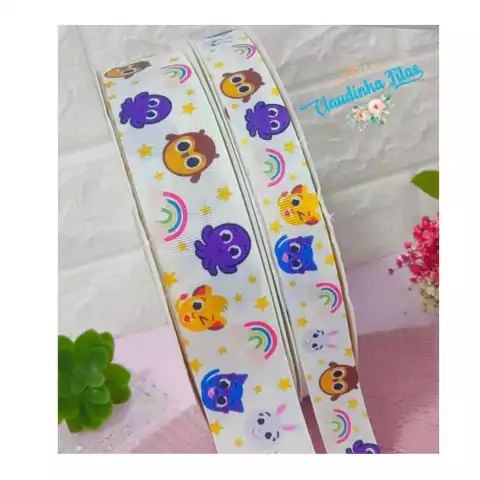 Fita Yama estampada gorgurao Bolofofos c/2metros